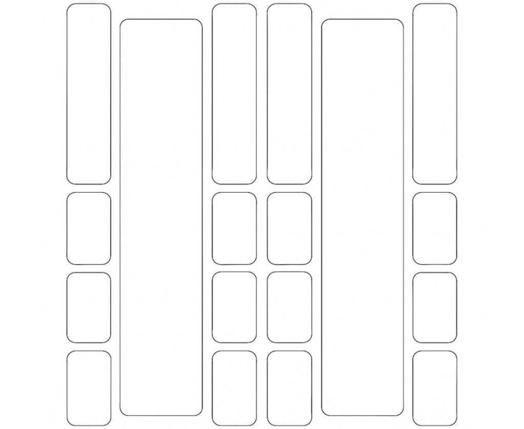 2-Up Combo Full Top/End Tab Smead Compatible Folder Labels
