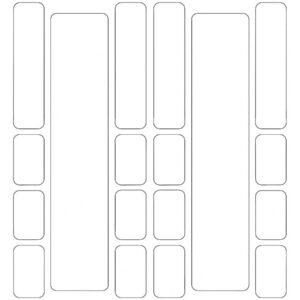 2-Up Combo Full Top/End Tab Smead Compatible Folder Labels