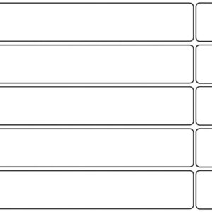 5-Up Full Tab With 1/3 Tab Combo File Folder Label
